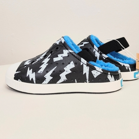 Native Shoes Size 10 Toddler Jefferson Cozy Glow Slip-on Shoes Unisex Lightning - Picture 1 of 7